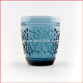 glass tumblers drinking Sunflower Tumbler Glass Cup with Blue Supplier